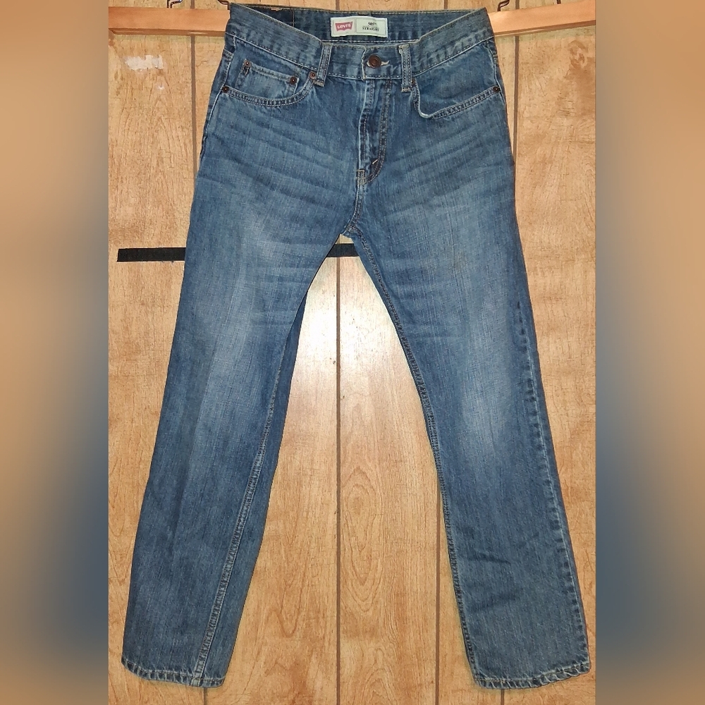 Levi's Blue Straight Jeans with Classic Fit